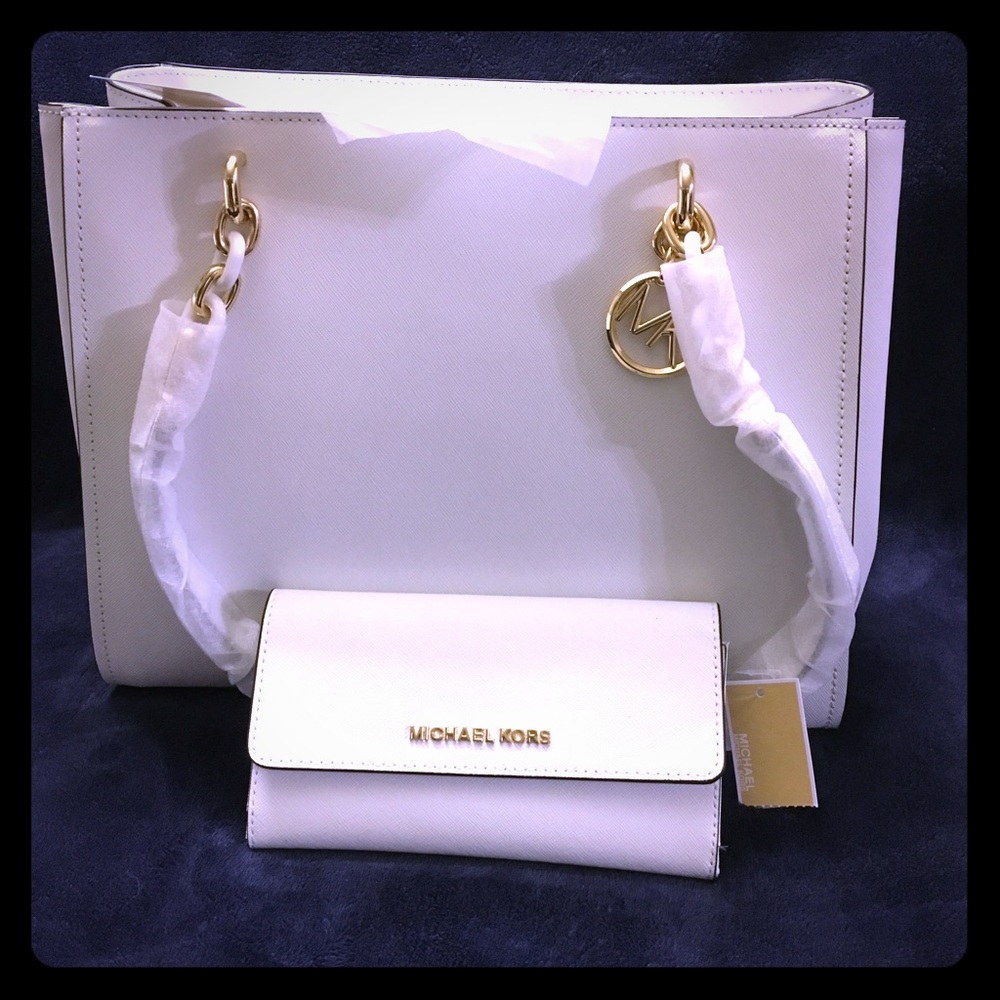 💥FINAL OFFER💥NWT MK Sofia large tote, wallet set
